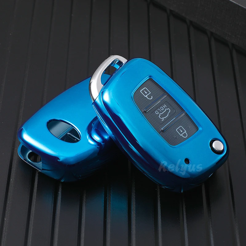 Tpu Car Key Case Cover For Hyundai Tucson Creta Ix25 I10 I20 I30 Verna
