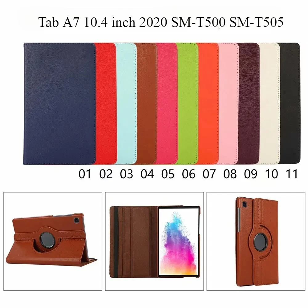 360° Rotation Premium PU Leather Smart Stand Cover