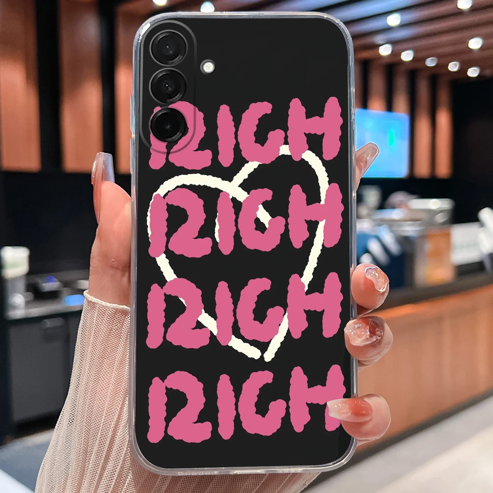 Pretty Macaron Cartoon Clear Soft TPU Silicone Shockproof Phone Case