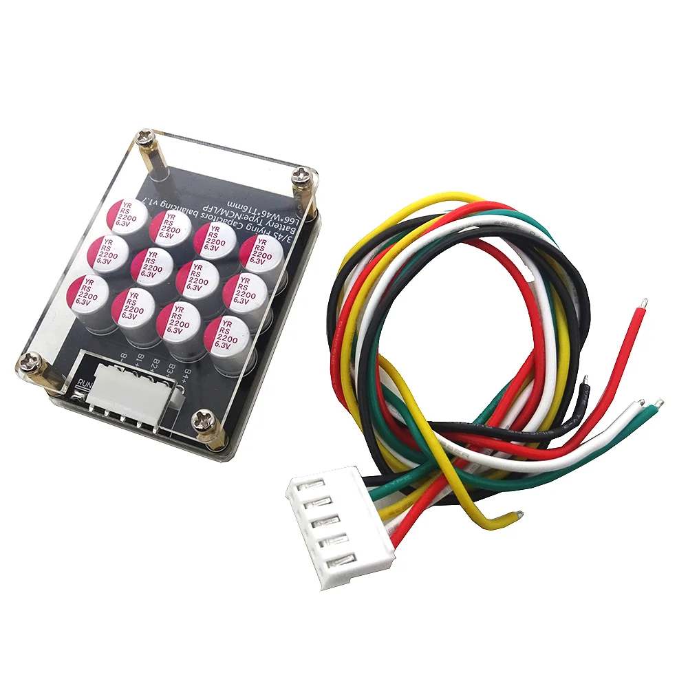 Scheda condensatore bilanciatore attivo/equalizzatore attivo 5A 4S 8S 16S Batteria al litio Li-ion Lifepo4 LTO con custodia protettiva in acrilico - immagine 4