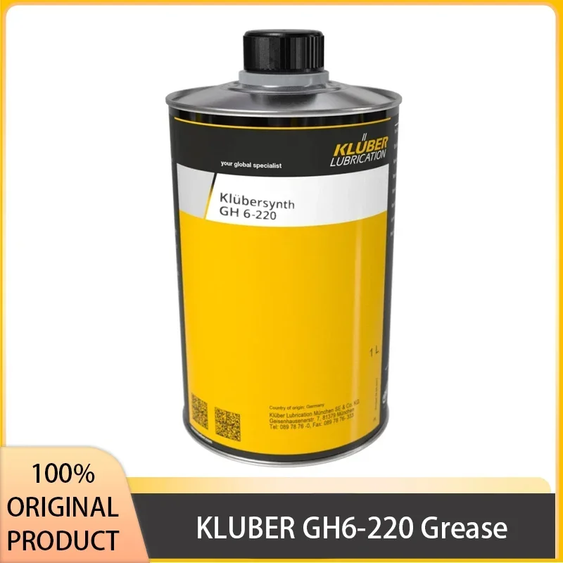 Kluber Gh6-220 1L Cuscinetti Mandrino Gh 6-220 Per Ingranaggi Conici E Cilindrici Cuscinetti A Strisciamento Gh6220 Germania Prodotto Originale