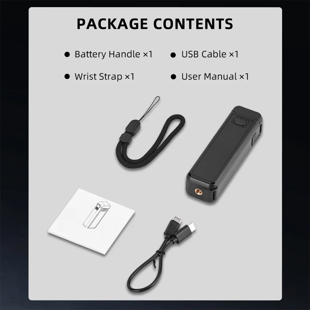 5000mAh Battery Handle For DJI Osmo Pocket 3 Handheld Power Bank TYPE-C Charging Action Camera Charging Handle for Osmo Pocket 3