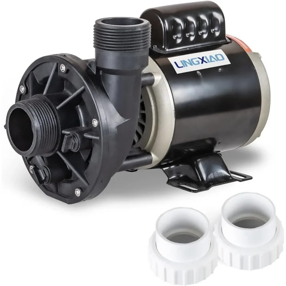 LINGXIAO SPA Circulation Pump, Single Speed Hot Tub Circulating SPA Pump for Replacement Mode, 0.25HP
