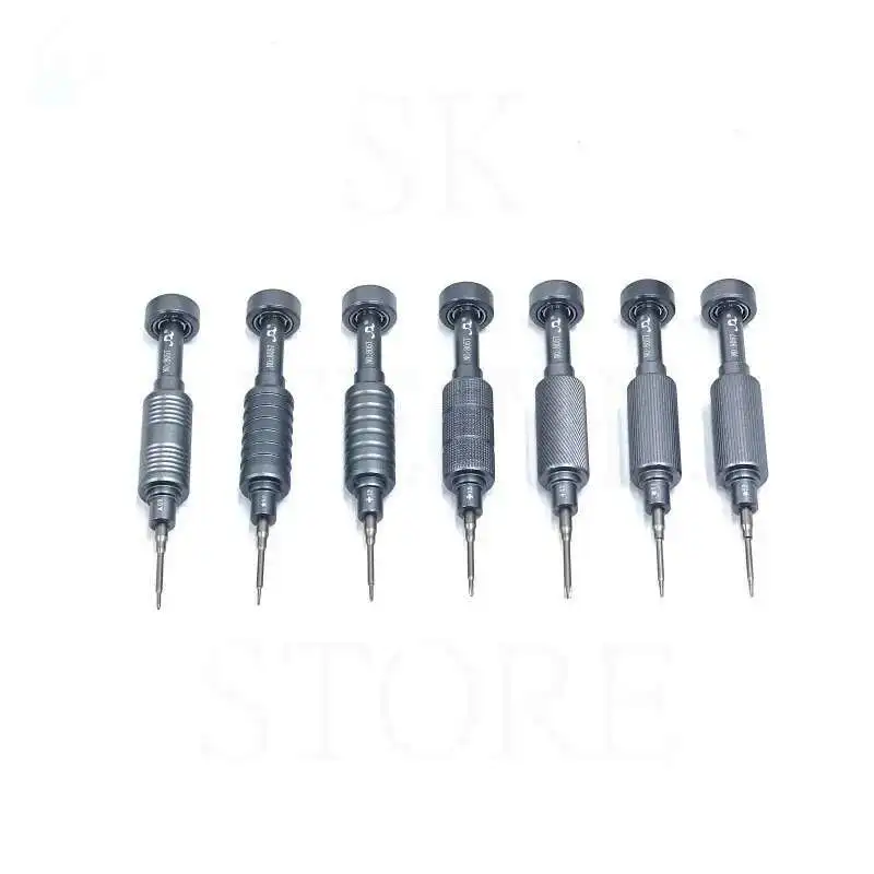 S2 Legierungsstahl Präzisions-Schraubendreher-Set 360 ° Rotierende Magnetische Reparatur-Werkzeugkappe für iPhone Samsung Huawei Tablet – Detail 2