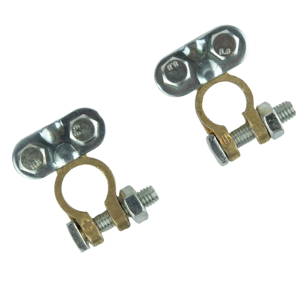 

Connectors Battery Terminals Caravan Fittings Leisure Car Parts Replacement Van 21mm Head Width 2Pcs Brass/Aluminium