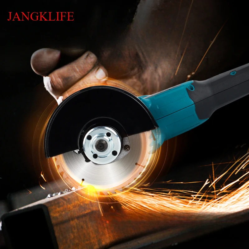 JANGKLFE 125mm Brushless Lithium Angle Grinder Cordless Cutting Machine Polishing Machine  High power 5