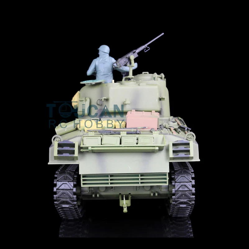 Heng Long TK7.0 Plastic Version Sherman M4A3 RC Tank 1/16 2.4G 3898 RTR RC Tank Model Gift For Boy TH17665 4