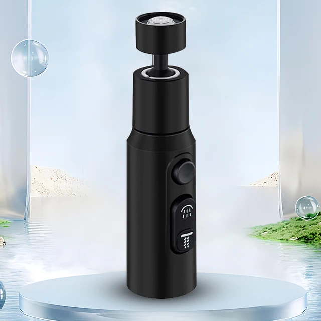 Areatore Rubinetto Cucina 360° - Soffione Con 3 Modalità Acqua, Girevole, Acciaio Inox - Foto 1