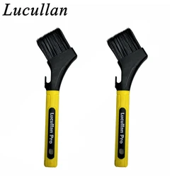 Lucullan Pro Ultra Soft Ergonomic Car Wash Brush with Large Bristle Area (2 PCS AP Brushes)