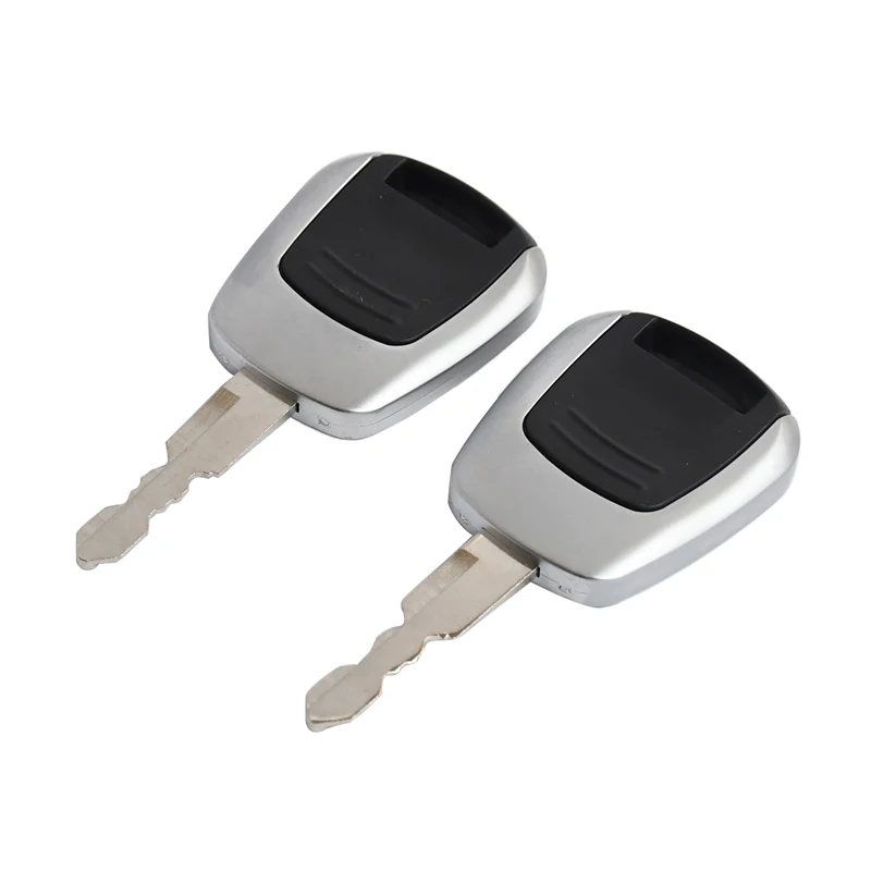 2Pcs Key 21Q4-00090 21Q400090 Compatible with Hitachi Compatible with Hyundai Sunward