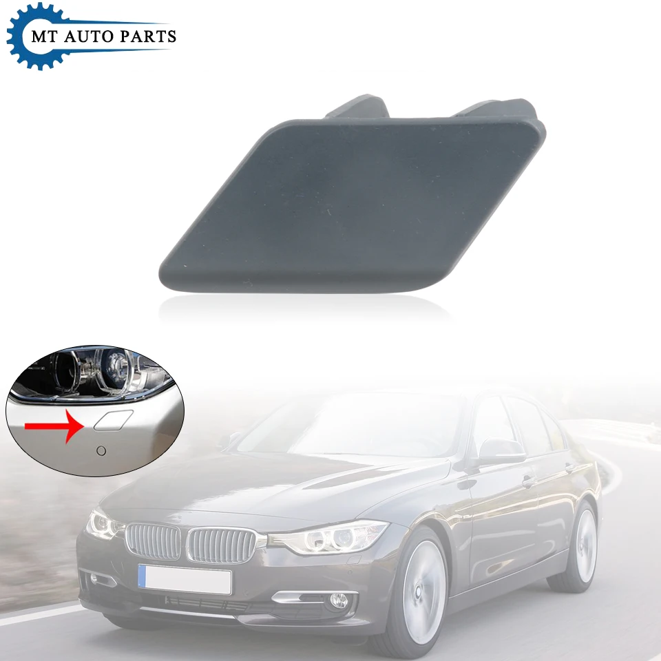 

MTAP Headlight Washer Nozzle Cover Cap HeadLamp Cleaning Water Spray Lid For BMW 2012 2013 2014 2015 F30 320 323 325 328 330