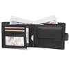 Rfid Genuine Leather Mens Wallet with Coin Pocket Bussiness Designer Mens Leather Wallet 2