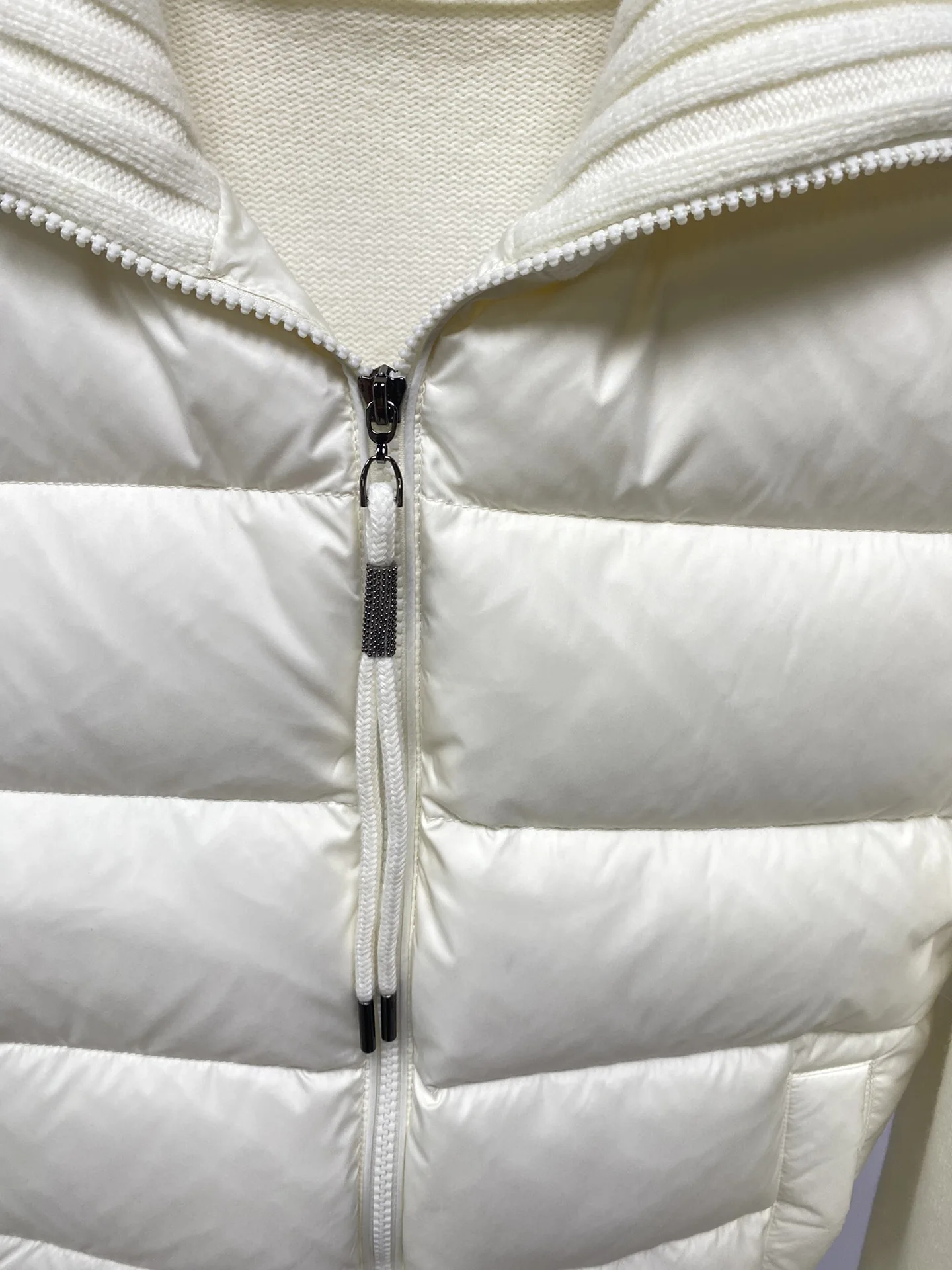 BC Women\'s Down Jacket Cashmere Knit Long Sleeves Coat Winter Female Casual Winter Clothing Filling White Goose Down