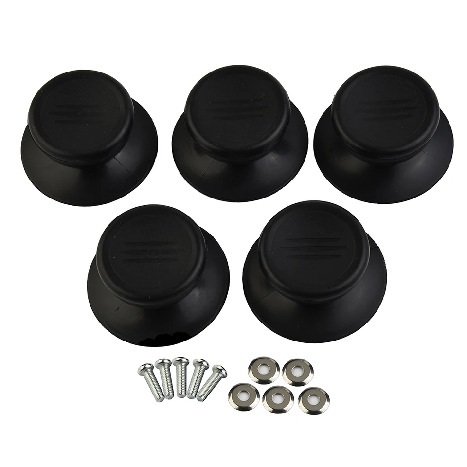 Lot De 5 Boutons De Remplacement En Silicone Pour Couvercles De Casseroles - Résistants à La Chaleur, Diamètre Trou 6-10 Mm