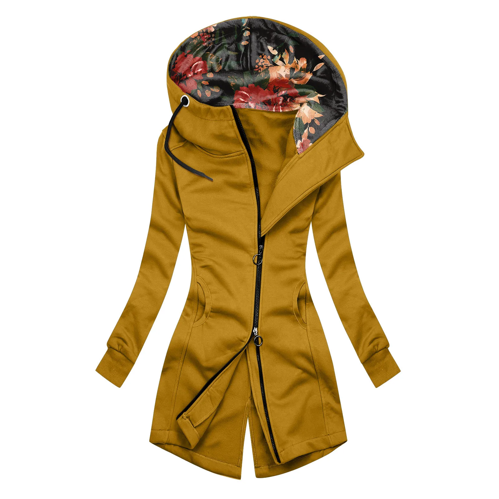 Mode winterjassen voor vrouwen 2025 borstjas ster/lint print lange mouw Mode winterjassen voor vrouwen 2025 borstjas ster/lint print lange mouw