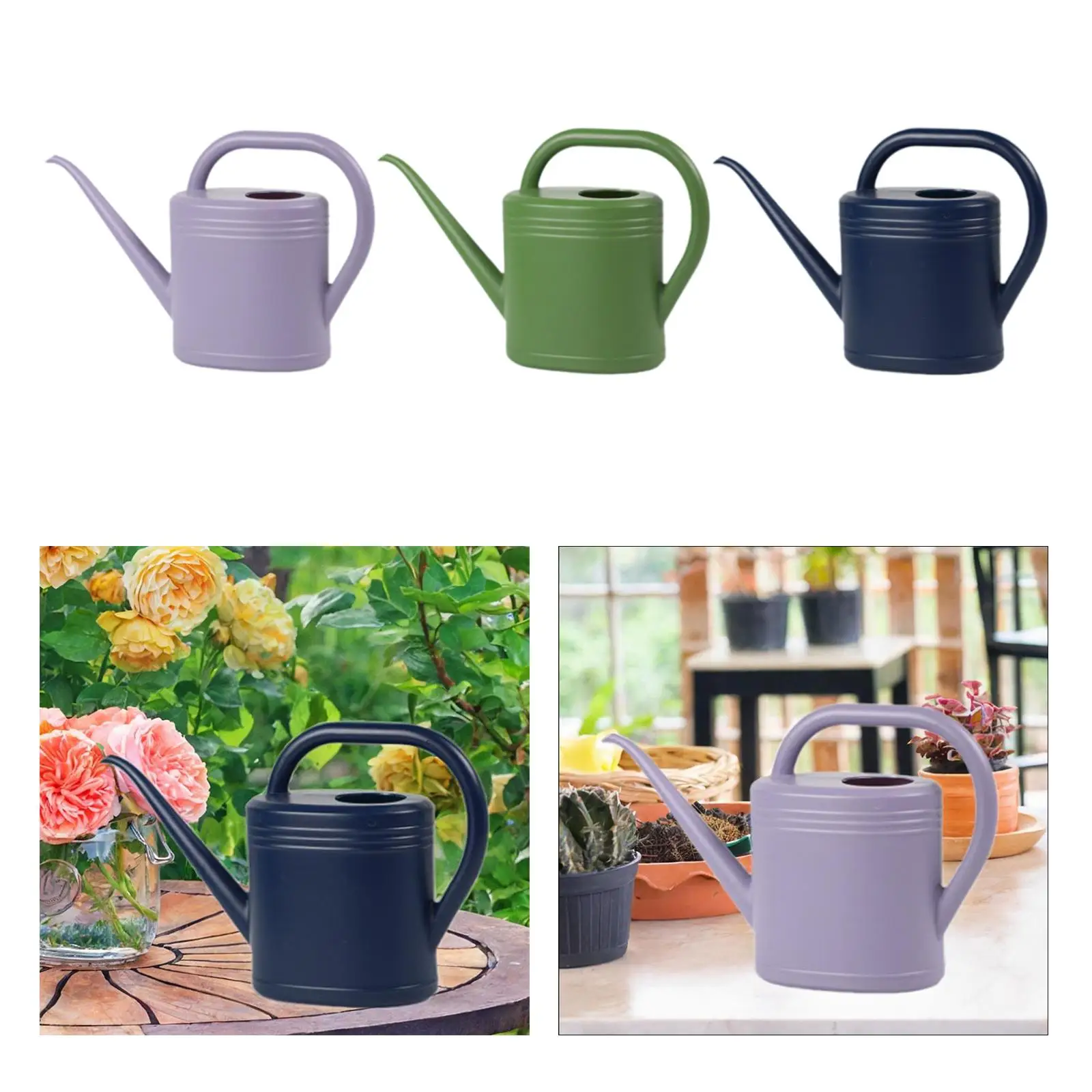 2L Watering Can Watering Bottle with Comfortable Handle Pot for House Plants Indoor Outdoor Plants Garden Flowers