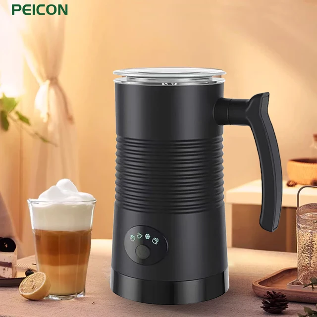 Electric Milk Frother Automatic Rotary Foamer for Coffee Cappuccino Latte 4 in 1 Hot and Cold Foam Maker Milk Frother Foamer 1