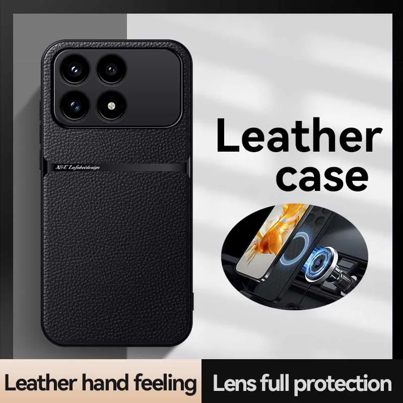 Premium Ultra-Thin Leather Litchi Texture Phone Case