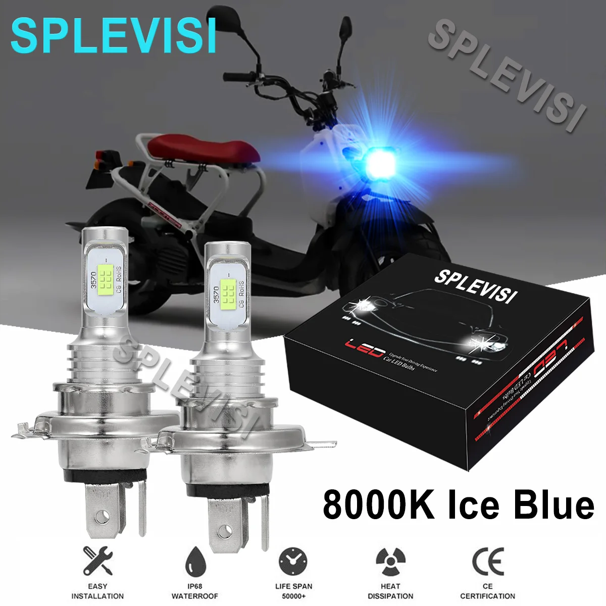 

Фара мотоциклетная светодиодная для Honda NPS50 Ruckus 50 LED 2003-2012 2013 2015 2014 2016 2017 2018 2019 2020 2021