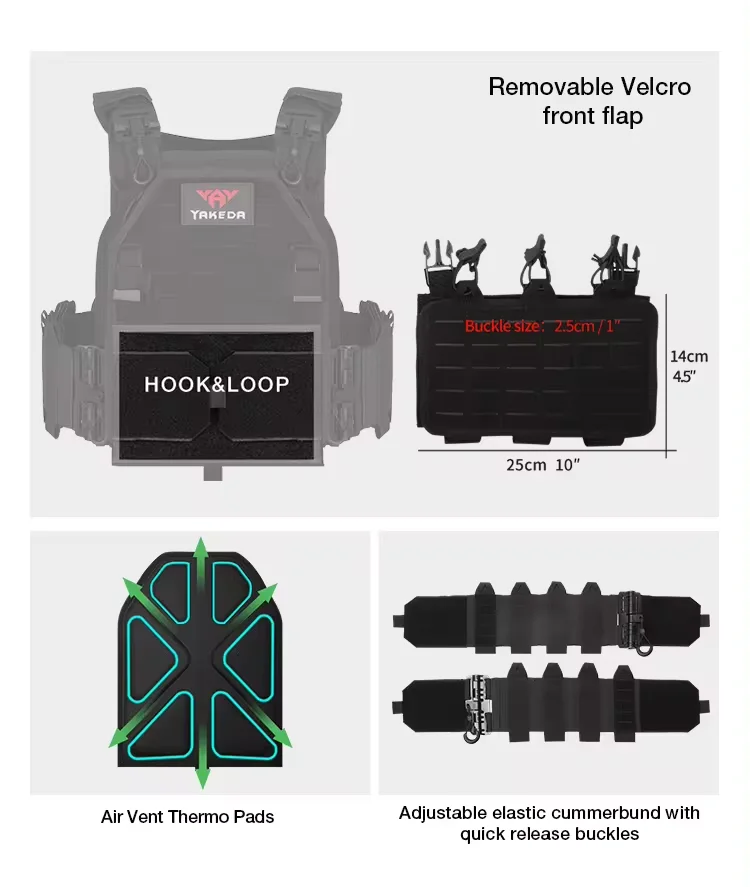 yakeda プレートキャリアを実際に使ってみた：軽量で迅速脱着可能な