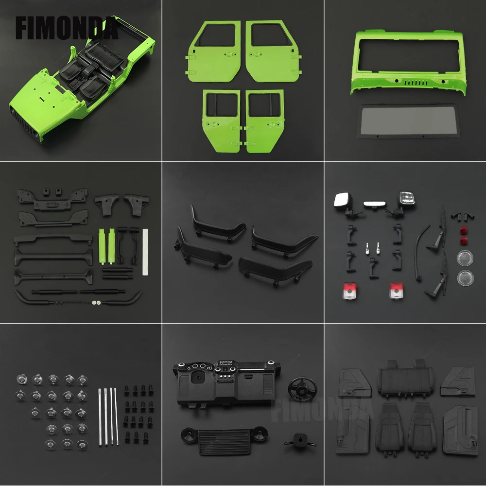 Scatola Di Trasferimento In Metallo Per Auto RC Crawler 1/10 – Passo 313mm – Ricambio Alomejor Nero