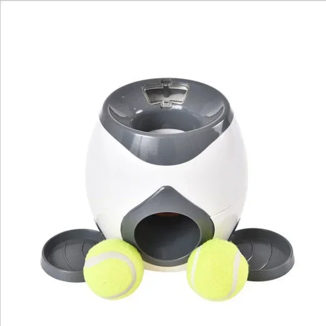 Pet Tennis Food  Reward Machine Interactive Ball Launcher Training Slow Food Toys Suitable for Cats and Dogs  Toy 6