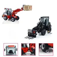 In Stock 1/14 LESU AT1050 Hydraulic RC Telescopic Arm Fork Truck Loader TOUCAN DIY Painted Finished Remote Control Car Model 2