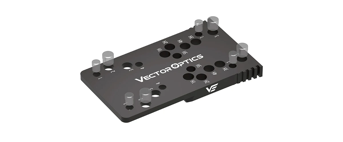 Universeller Red Dot Adapter von Vector Optics Passend für CZ Shadow 2, CZ 75 Shadow, CZ 75 SP-01 Kompatibel mit allen Frenzy MAG/MOJ/TEK/GIN Footprints – Detail 12