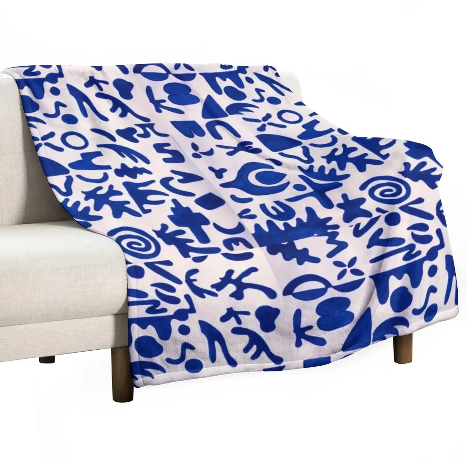 

Blue variations Throw Blanket christmas decoration Luxury St Retros Stuffeds Blankets