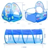 Portable Baby Playground Playpen Children Large Kids Tent Ball Pool Balls Pit with Tunnel Baby Park Camping Pool Room Decor Gift 5
