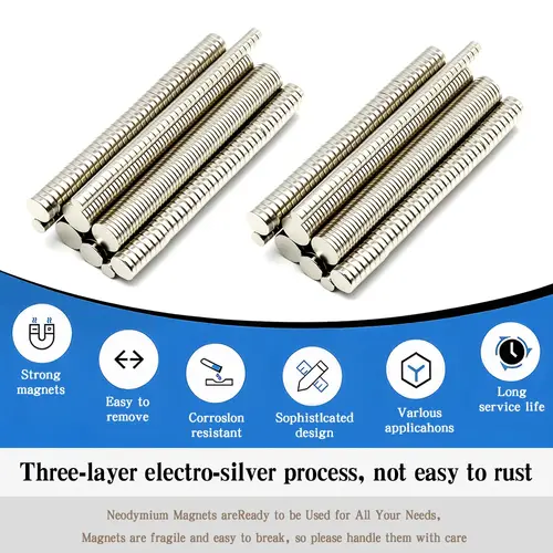 Super Powerful Round Magnet Neodymium Magnet NdfeB N35 Strong Permanent Magnetic imanes Refrigerator Magnet 5x2 6x3 10x2 10x3mm - Image 5