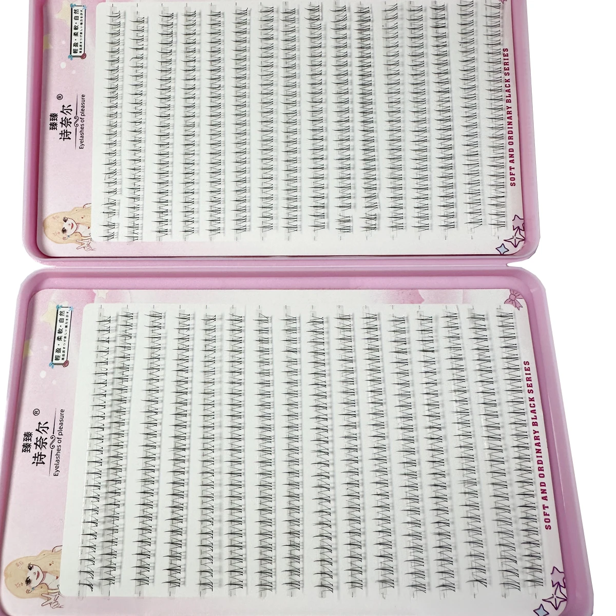 Under eyelashes extension personal eyelash professional makeup individual cluster grafting fake lashes false eyelashes 768/60pcs