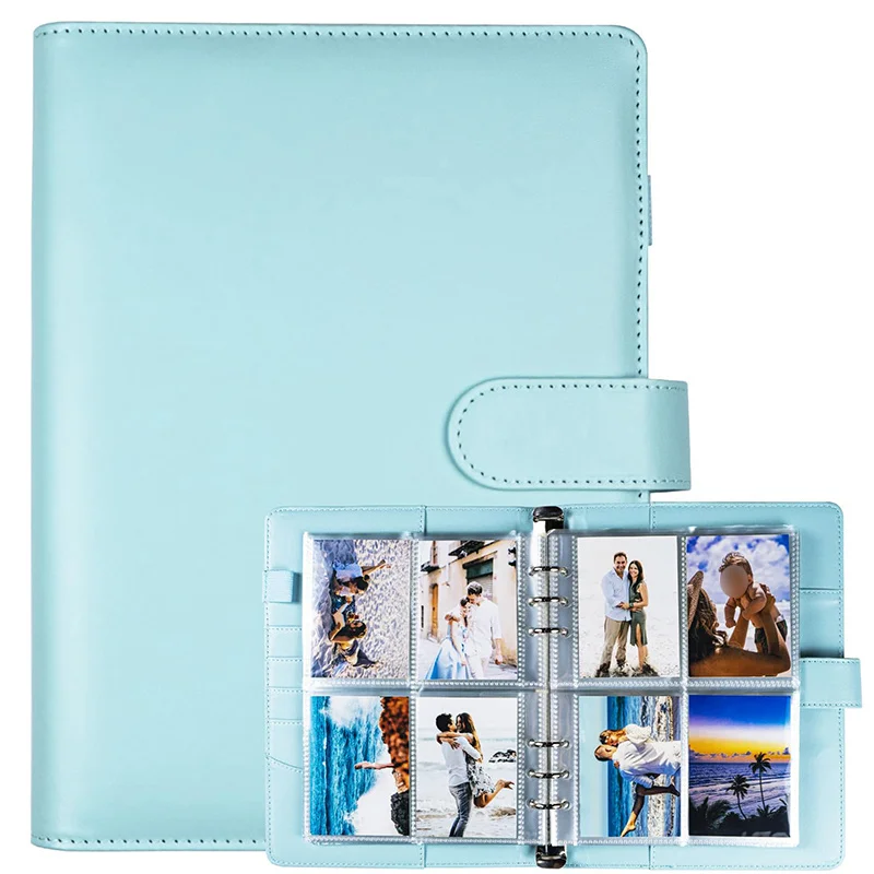 Reusable 25PCS A5 Kpop Photocard Album Binder | Loose-leaf Idol Card Storage Organizer | Collectible Photo Card Holder Book