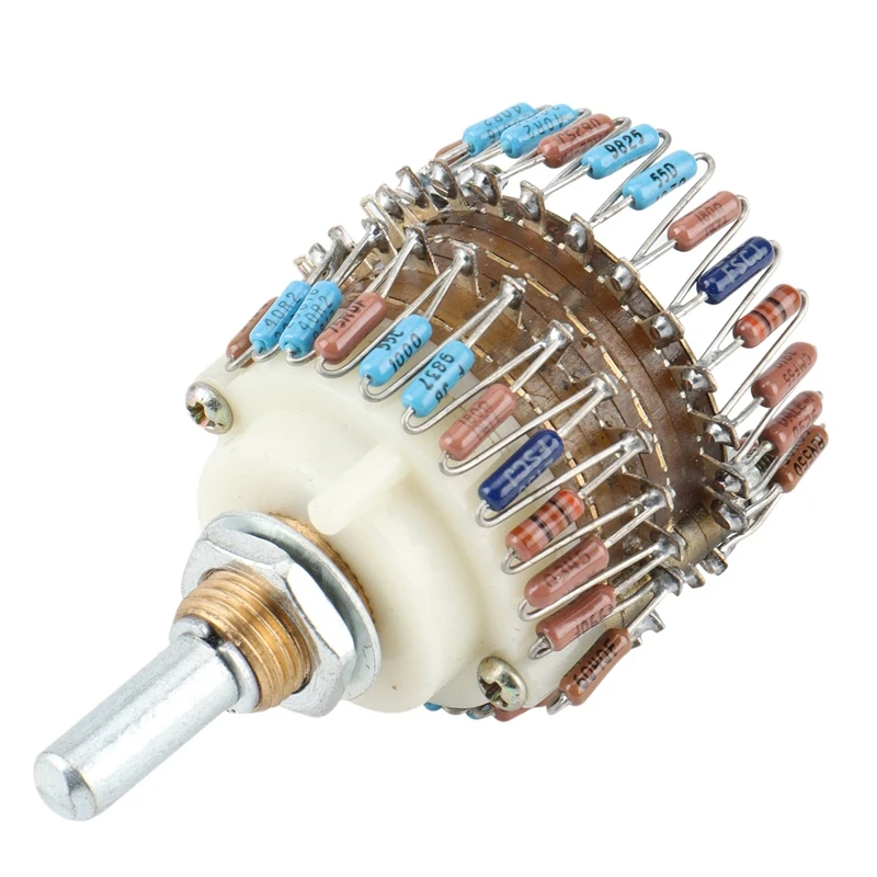 2-Channels-Volume-Potentiometer-23-Step-Attenuator-For-Amplifier-Dale ...