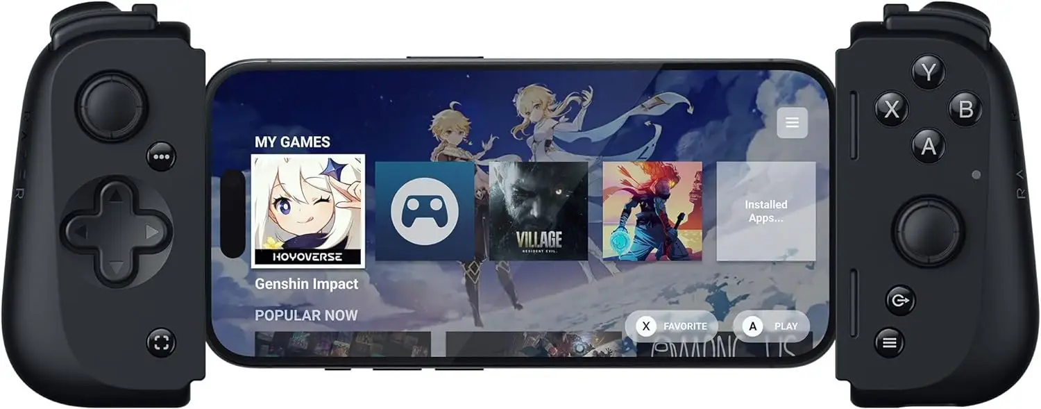 Razer-kishi v2ゲーミングコントローラー,AndroidおよびiPhone用