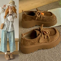 Women's Loafers, 2025 New Style Platform Heightening Front-covered Slippers, Retro Women's Casual Half-slippers - Image 4