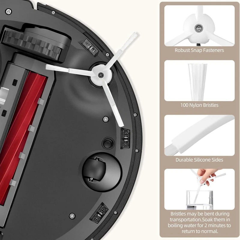 T42C-Accessories For Roborock Qrevo S/Qrevo Pro/Qrevo Plus/Qrevo Maxv Vacuum Robot Replacement Parts