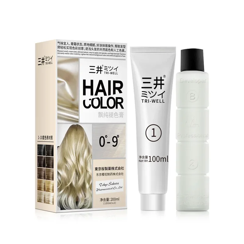 Fading cream hair fading cream super bleaching hair household fading does not hurt hair tinte termocromatico para el cabello