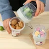 Fresh-keeping Food Container Salad Yogurt Box Container For Cereals Double-layered Portable Travel Storage Jars Kitchen Accessor 2