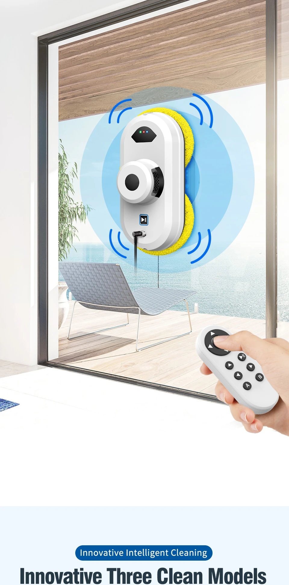 Description Picture 4 of itemRobot Vacuum Cleaner F360 Smart Home Window Cleaning Robot Smart Appliances