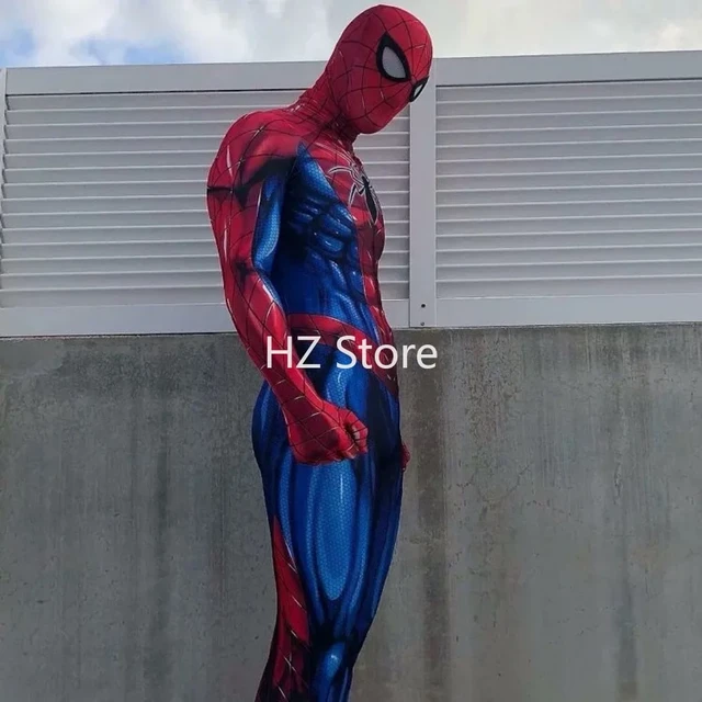All-New All-Different Marvel Spider-Man Halloween Cosplay Bodysuit Jumpsuit  Superhero Costume Suit Lycra/Milk Silk Material