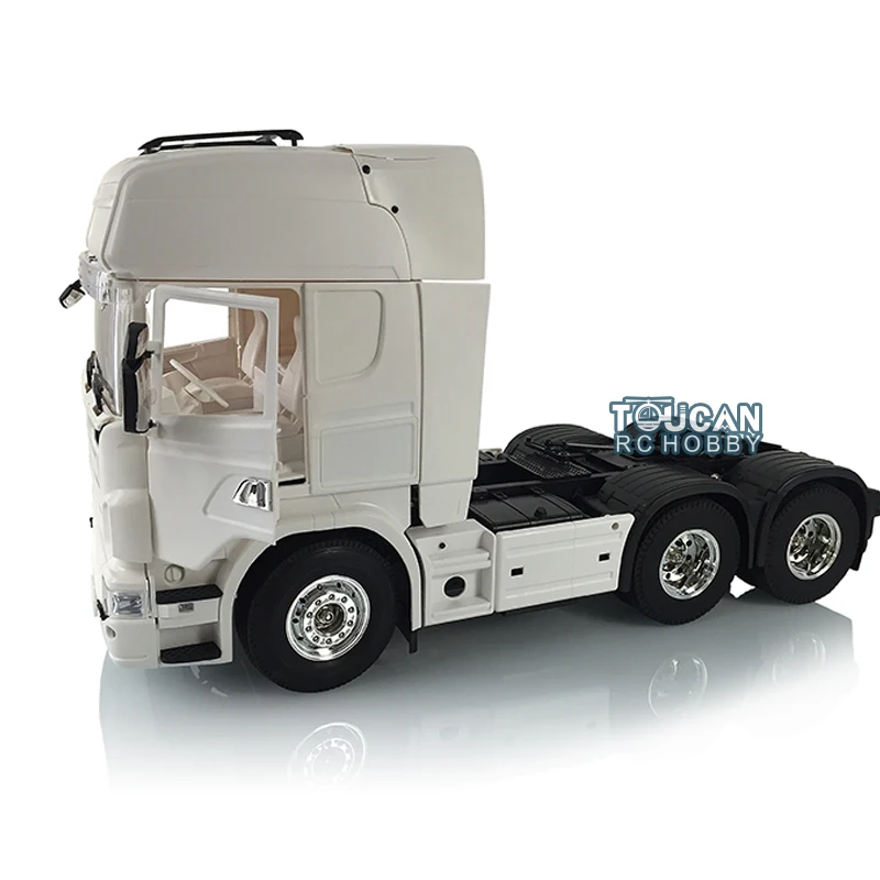 Gifts RC Hobby 1/14 Highline 6*4 3Axles Tractor Truck KIT Motor Model Car Vehicle Boy Outdoor Toys TH16855-SMT2 5
