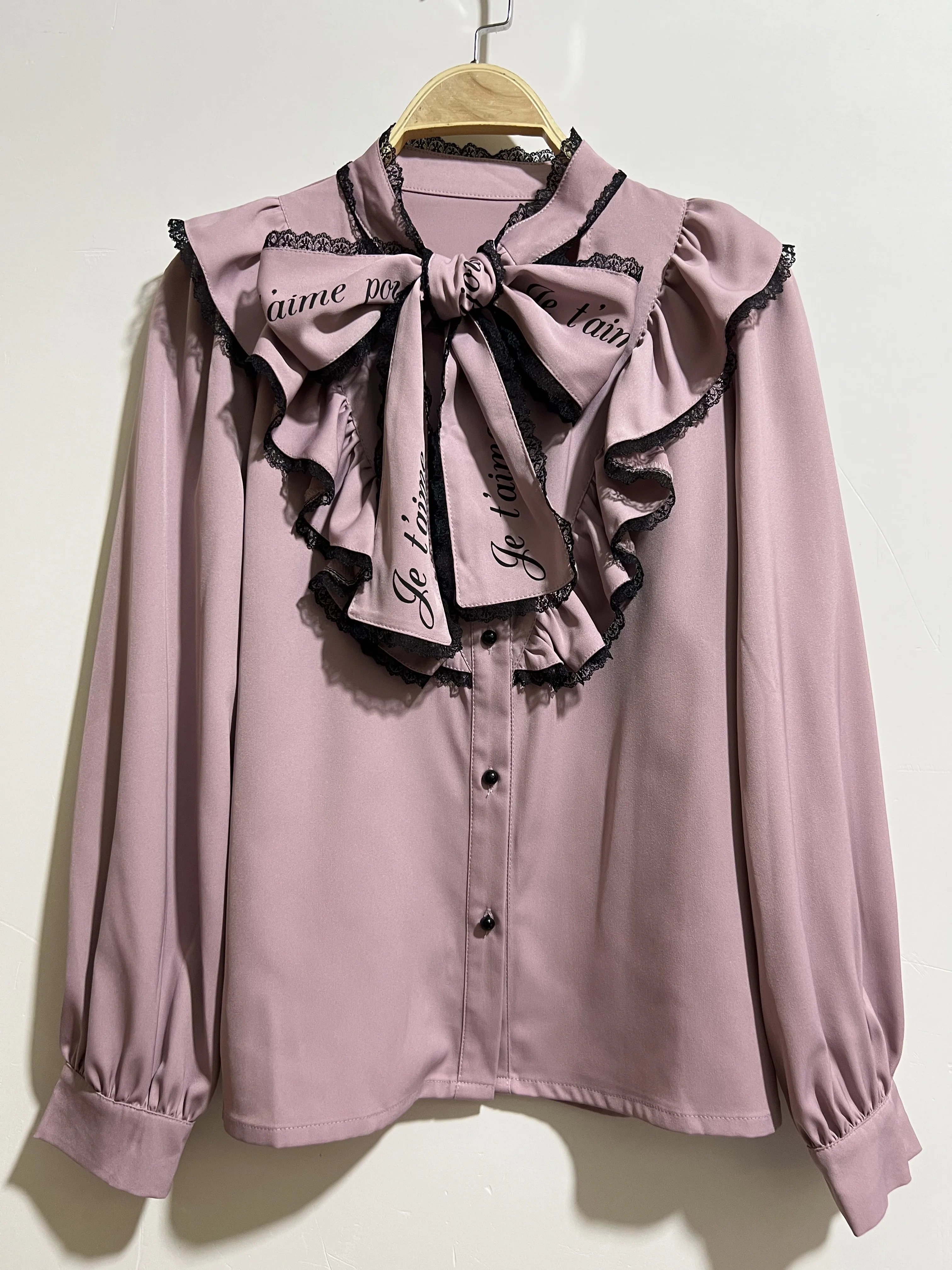 【新品未使用】rosy monster cupcake blouse ブラック 7/15～【MORE FINAL SALE】meringue flower blouse【2色展開