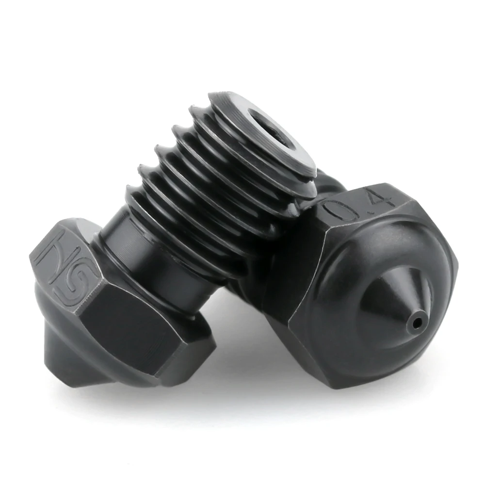 Haldis 3D Nozzle Premium Copper Alloy V6 Nozzle M6 Threaded 3D Printer Parts Red Lizard Hotend Extruder 1.75MM Consumables 0.4MM