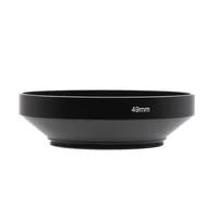 Metal Lens Hood 39-82mm Multi-Size, Universal Screw-in Hood for Canon Nikon Sony DSLR Mirrorless, Anti-Glare Wide Angle Shade