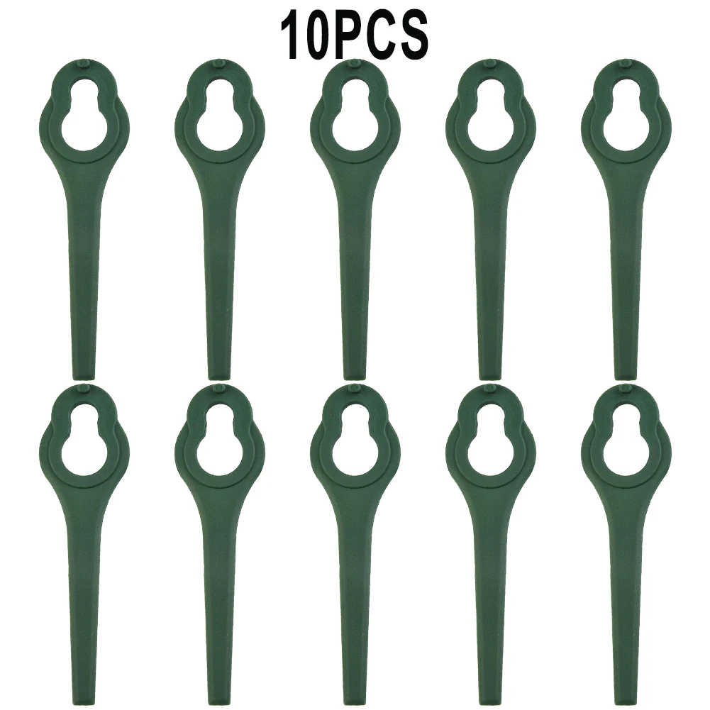 

10pcs Plastic Grass Trimmer Blade Replacement Blades Lawn Mower Blades For Aldi Ferrex FAR 20-1 20V/40V Garden Tools