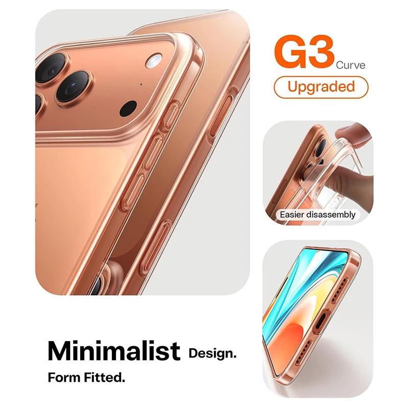 Luxury Ultra-Thin Transparent Hard Case - Premium Back Cover Shell