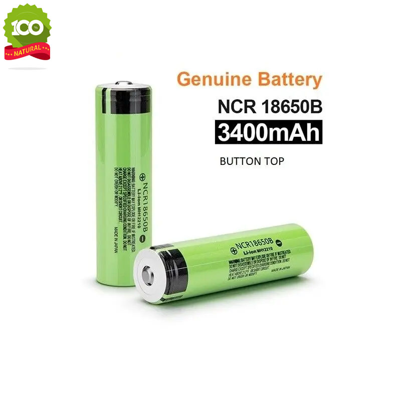 100% Nuevo Original NCR18650B 3,7 V 3400mAh 18650 BaterÃ­a Recargable De BotÃ³n Superior De Litio Para Linterna