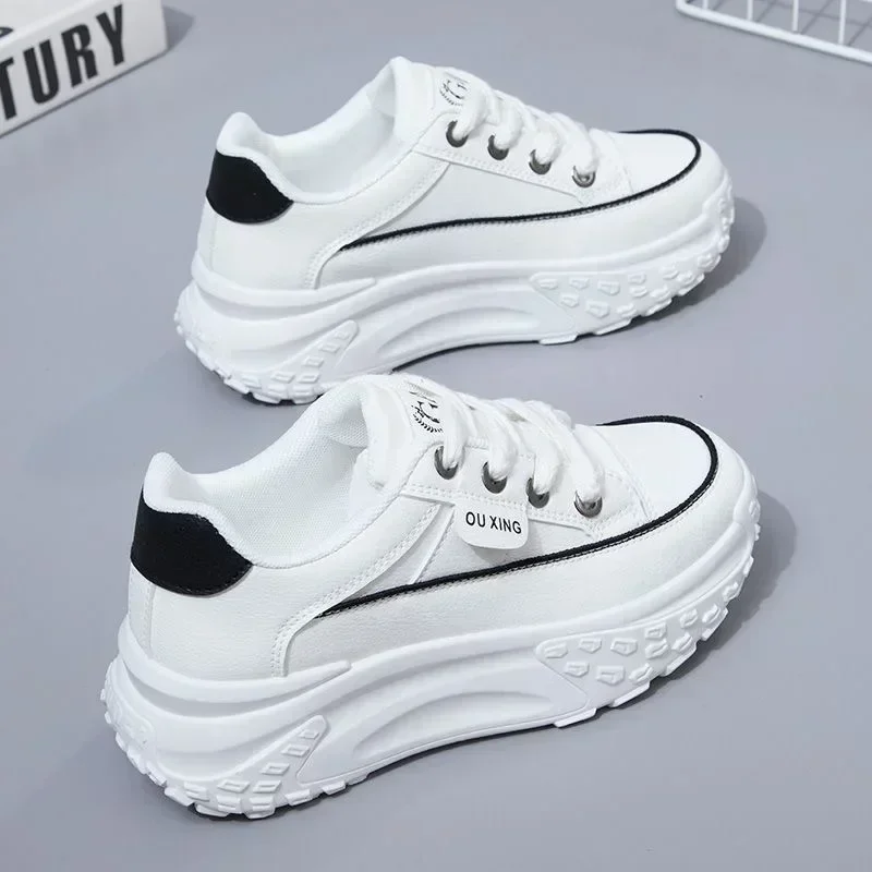 Retro Women Shoes Spring Platform Shoes Casual Sneakers Versatile Fashion Designer Shoes High Quality  Women Sneakers