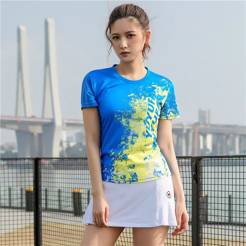 Kids Women Tennis tshir + Shorts Sets ,Youth Badminton Jersey Skirt Suits Girl ,Table Tennis T shirt Clothes , Outdoor Sport Kit